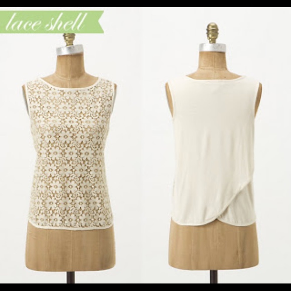 Anthropologie Weston Wear Lace Tank Top